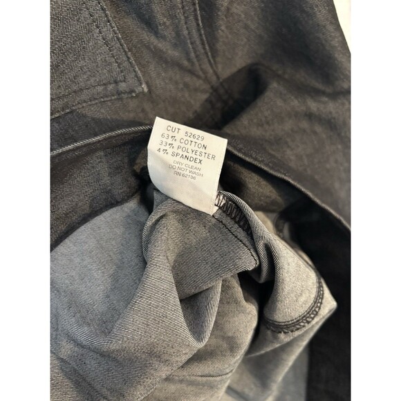 GUESS Women's  Large Denim Truckers Jacket Black Made In USA New w/o Tags - Picture 8 of 9